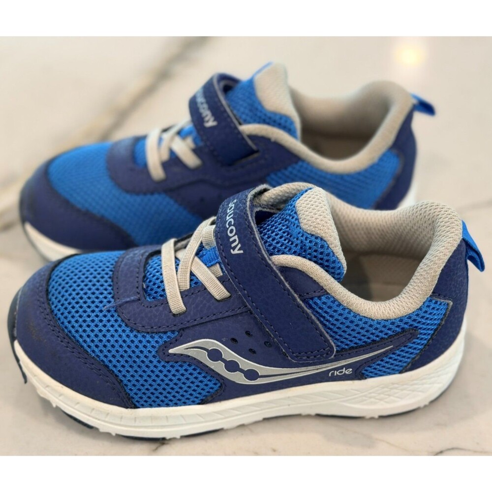 Saucony Boy Ride Jr. Sneaker Shoes SZ 10W